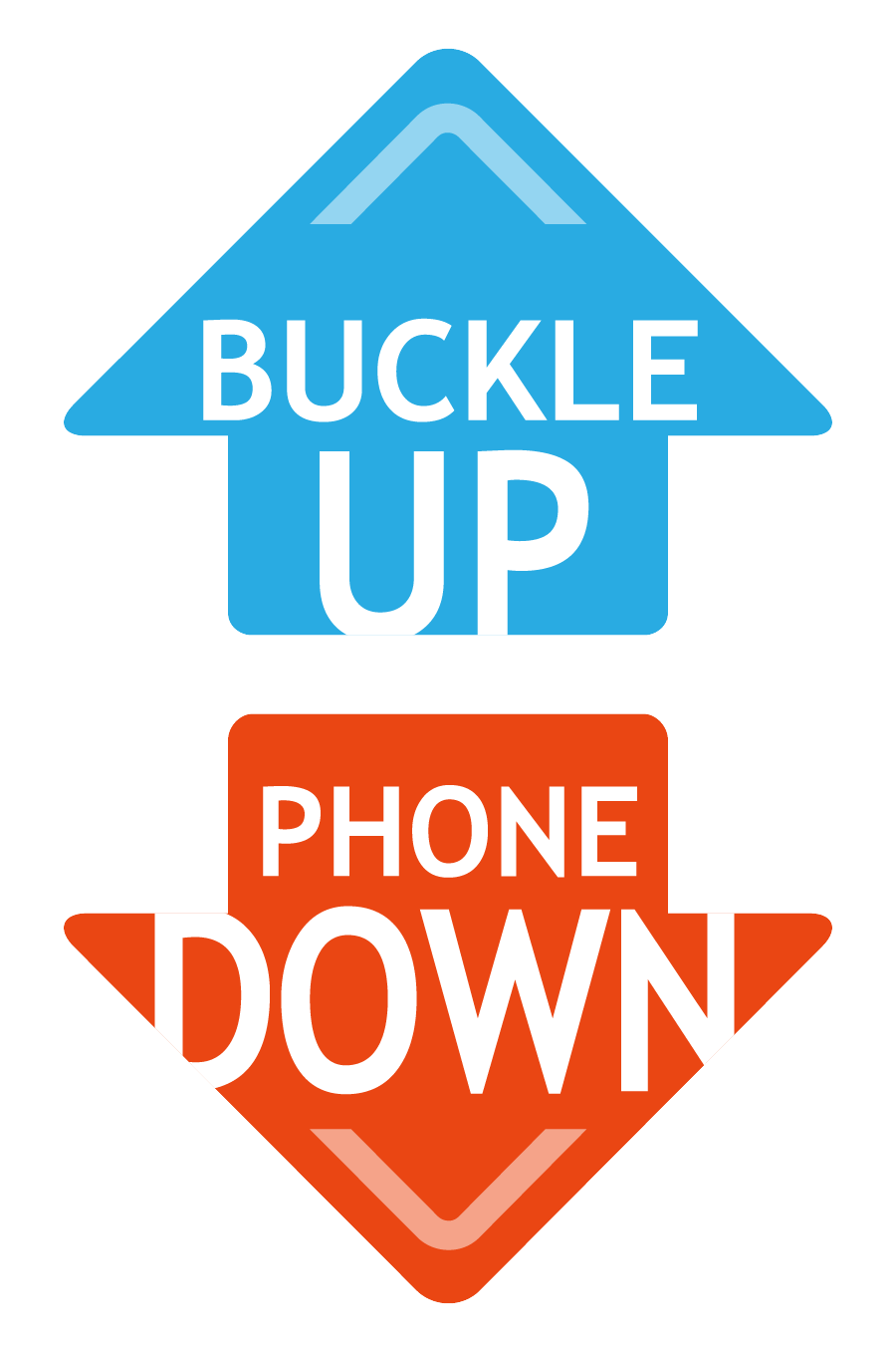 Buckle Up Phone Down Logo