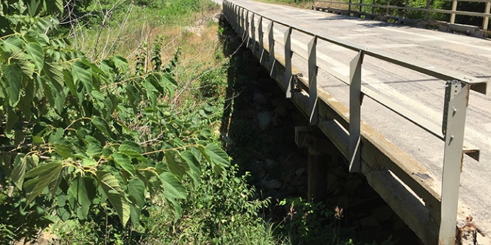 DeKalb County Route D over Ervens Branch