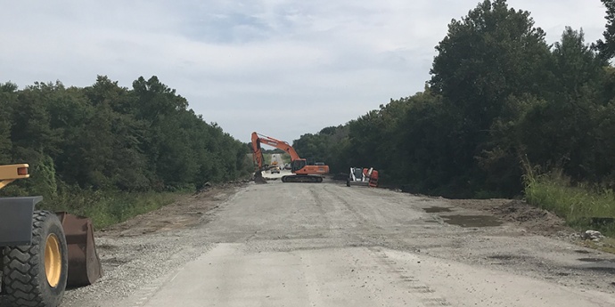 US 169 Castile Creek Bridge taken Sept 9 2019