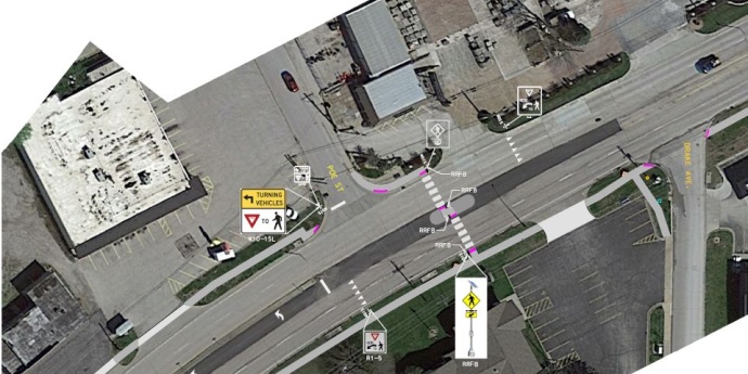 US 69 Pedestrian Improvement Project