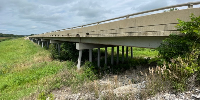 Bridge from the side view
