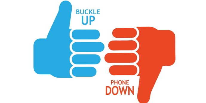 Buckle Up Phone Down thumbs logo.jpg Thumbnail