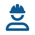 Hard Hat Worker Icon