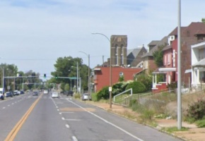 Route D (Page Boulevard) in city of St. Louis 