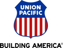 Union Pacific Logo with copyright tagline Building America Union Pacific Logo with copyright tagline Building America