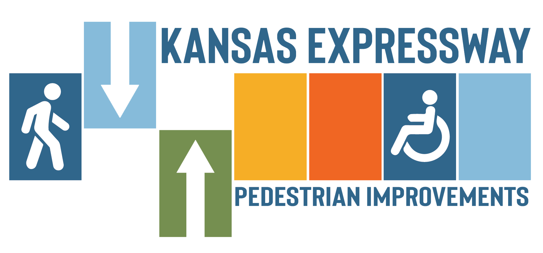 Kansas Expressway Pedestrian Project Logo