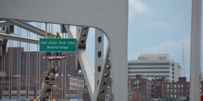 Buck O'Neil Bridge Sign