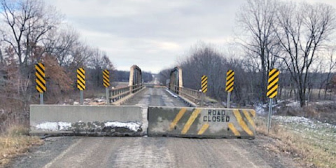 Sullivan County Route PP East Medicine Creek Bridge
