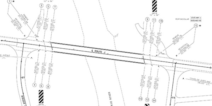 Plans for the new bridge over the Tarkio River on Atchison County Route J