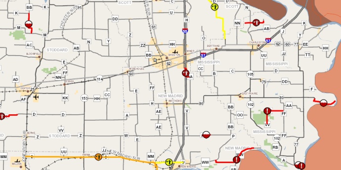 Traveler Info Map_SE Flooding_May