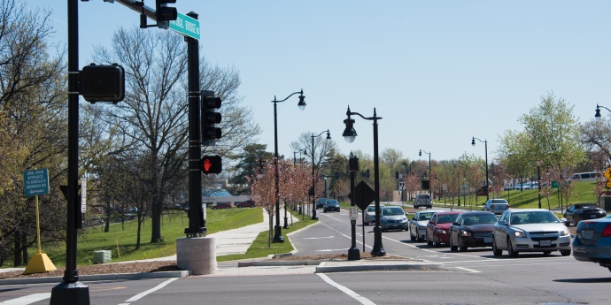 ADA cross walk for pedestrians