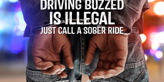 driving buzzed is illegal poster