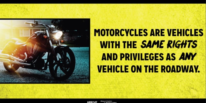 watch for motorcycles poster