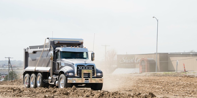 Truck Hauling Dirt