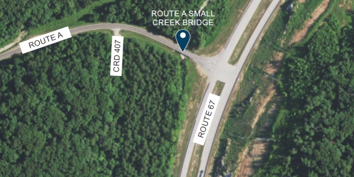 Wayne County Route A Small Creek