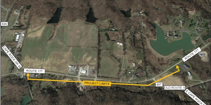 Route 177 Cape Girardeau: Location 1