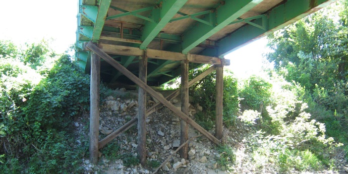 Carroll County Route Z bridge over Tater Hill Creek