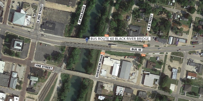 Business 60 Bridge in Poplar Bluff MO