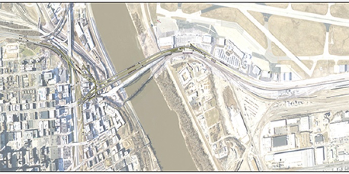 Traffic Pattern for new Buck O'Neil Bridge