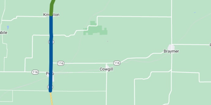 Route 13 Polo to Kingston