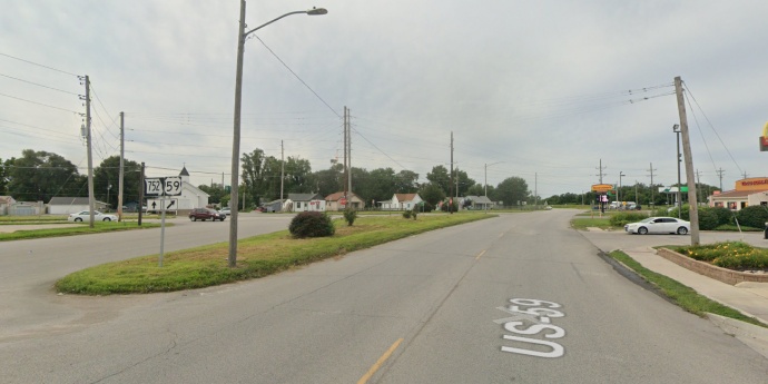 Buchanan County U.S. Route 59 southbound 