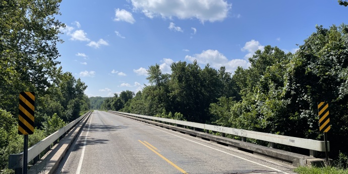Laclede County Route B bridge over Osage Fork
