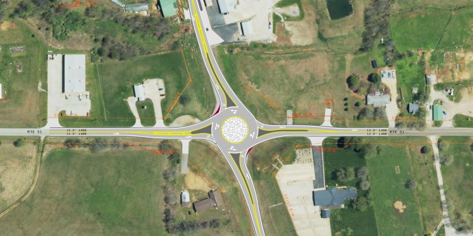5172 Intersection in Patton Graphic