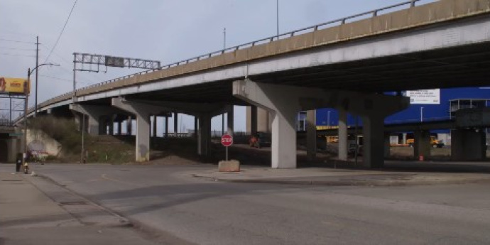 I-64 at Vandeventer