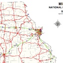 National Highway System Map of Missouri