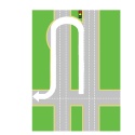 Drawing of traffic flow using ThrU-turn
