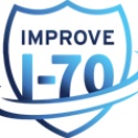 Blue Improve I-70 Logo