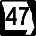 Missouri Highway 47 Road Sign