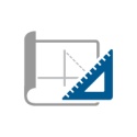 Drawing and angle icon