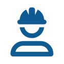 Hard Hat Worker Icon