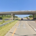 Google street view of Lemon Trail bridge over I-70