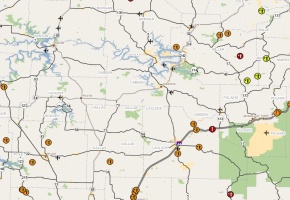 Cropped Traveler Information Map