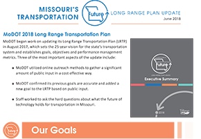 Long Range Transportation Plan Fact Sheet