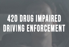 a young adult driving