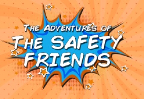 Safety Friends Comic Book Cover Thumbnail