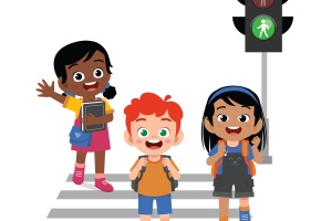 Children will learn to walk safely.