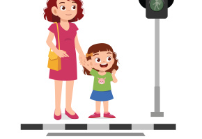 Children will learn to walk safely.