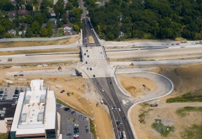 Obliques of construction on I-64 & Hwy40 Sept 11, 2009