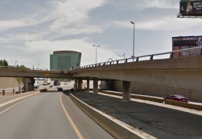 Broadway Bridge over I-44 in the city of St. Louis