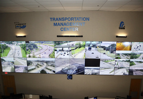 Video vides in Transportation Management Center