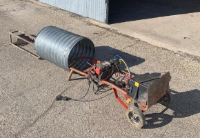 Concrete Sled Design with Ripper Teeth & Winch