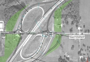 Butler County Route 67/Future I-57 Phase 1A and 1B Handout Graphic