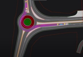 Route 25/K Roundabout Simulation Icon