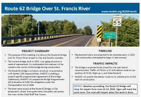 Route 62 Bridge over the St. Francis River Handout Icon