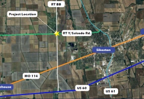 Icon for Route BB and Y Sikeston Roundabout Exhibits