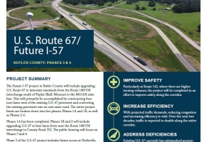 U.S. 67 Handout Card for Phases 3 and 4 Sept. 2024
